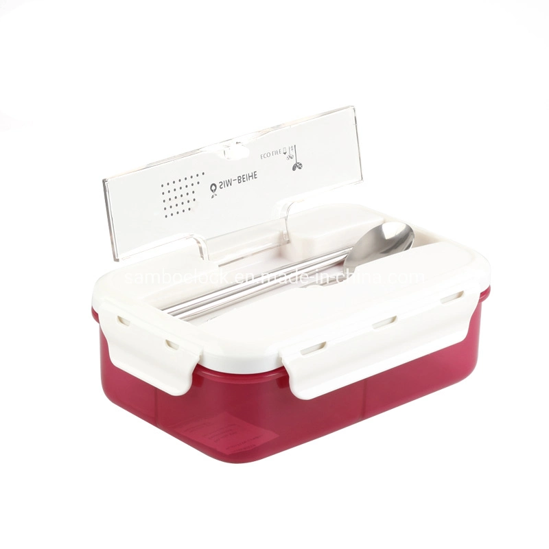 Double Plastic Lunch Box for Promotion