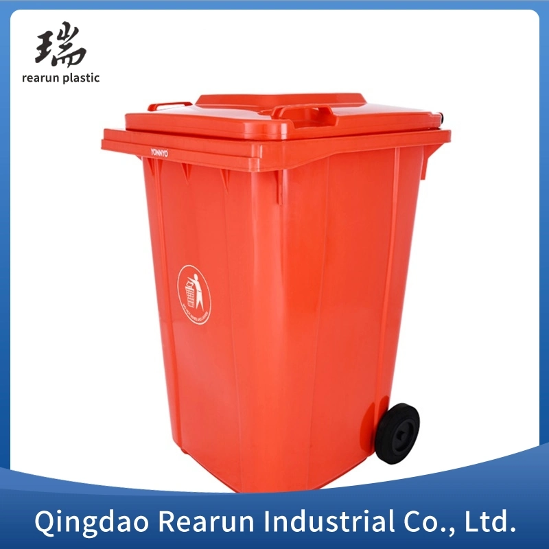 Plastic Waste Container Outdoor Garbage Bin