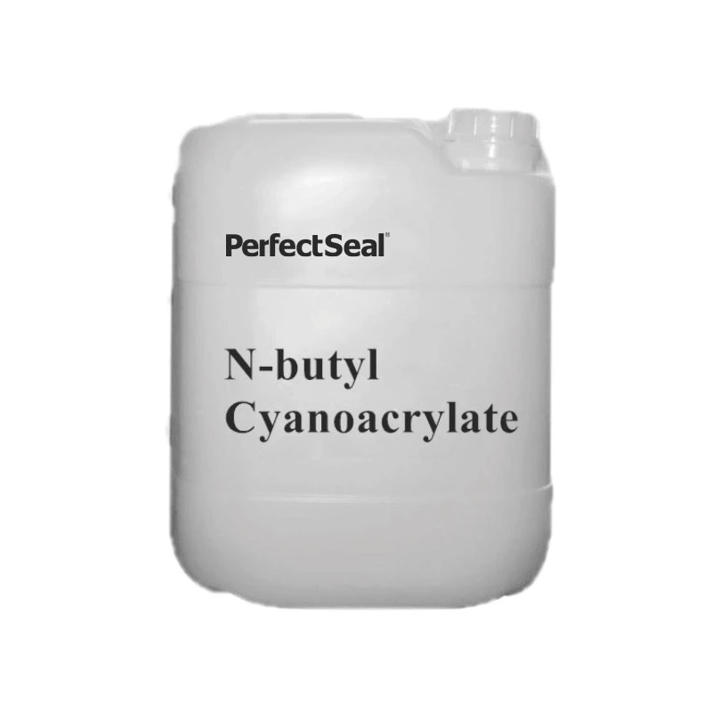 Colle pour peau à bandage liquide N-octyl cyanoacrylate cas#6701-17-3 brute d'adhésif tissulaire Matériau