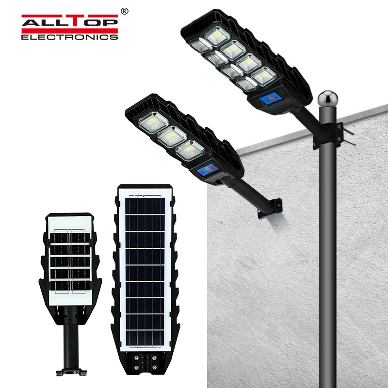 Alltop New Arrival 30W 60W 90W 120W 180W 240W 300W 360W 420W IP65 Waterproof Outdoor All in One Solar LED Street Light