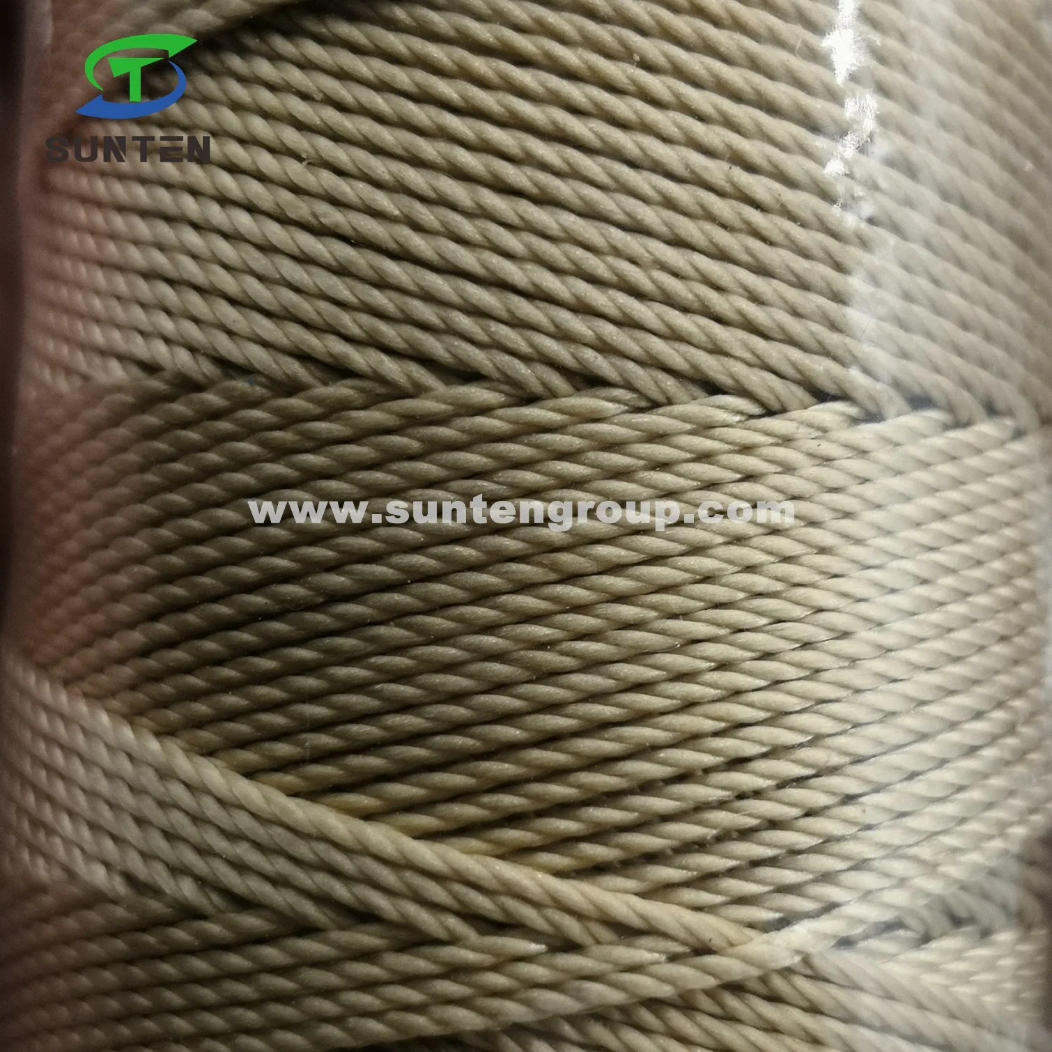 High Tenacity Brown PE/PP/Polyester/Nylon Plastic Twisted/Braided/Baler/Thread/Packing Line/Fishing Net Line 210d/380d by Spool/Reel/Bobbin/Hank