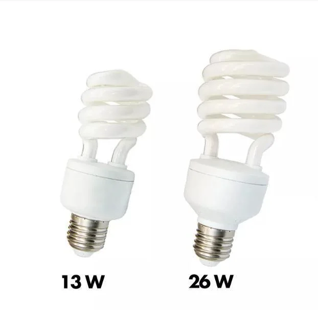 E27 26 Watt Energy Saving Spiral Bulb UVB Compact Fluorescent Lamp 10.0