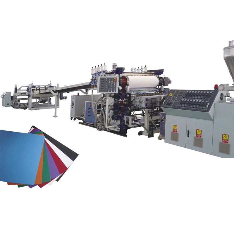 Pet PP Sheet Plastic Extruder Machine UV Board Artificial Marble Sheet Decoration Plate Making Machine Extrusion Line