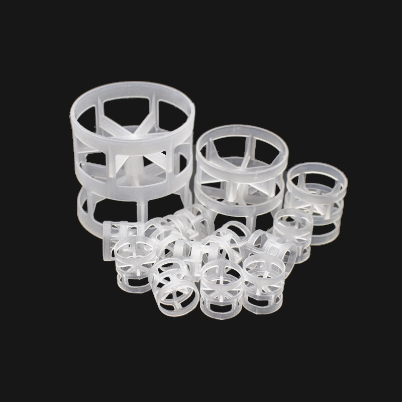 PP PVC PTFE PVDF Polypropylen Flexiring Tower zufällig verpackt Kunststoff Ring Aus Packungskalle