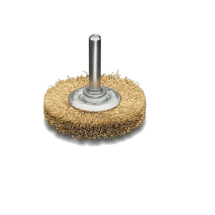 Brass Wire Steel Rotary Wheel Brush Rotary Remove Burr Rust Dust Oxide Layer Metal Surface Cleaning