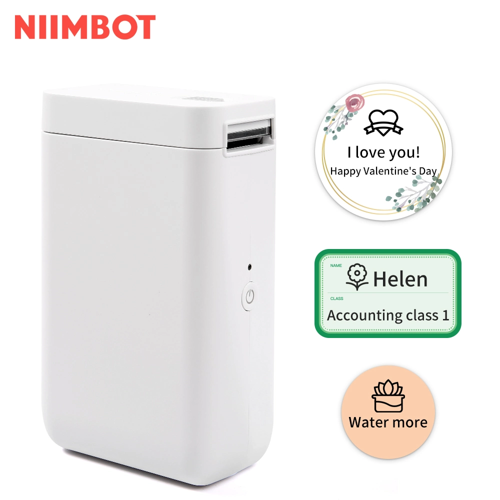 Niimbot D101 Código de barras etiqueta etiqueta la impresora portátil Mini Impresora de etiquetas térmicas Maker