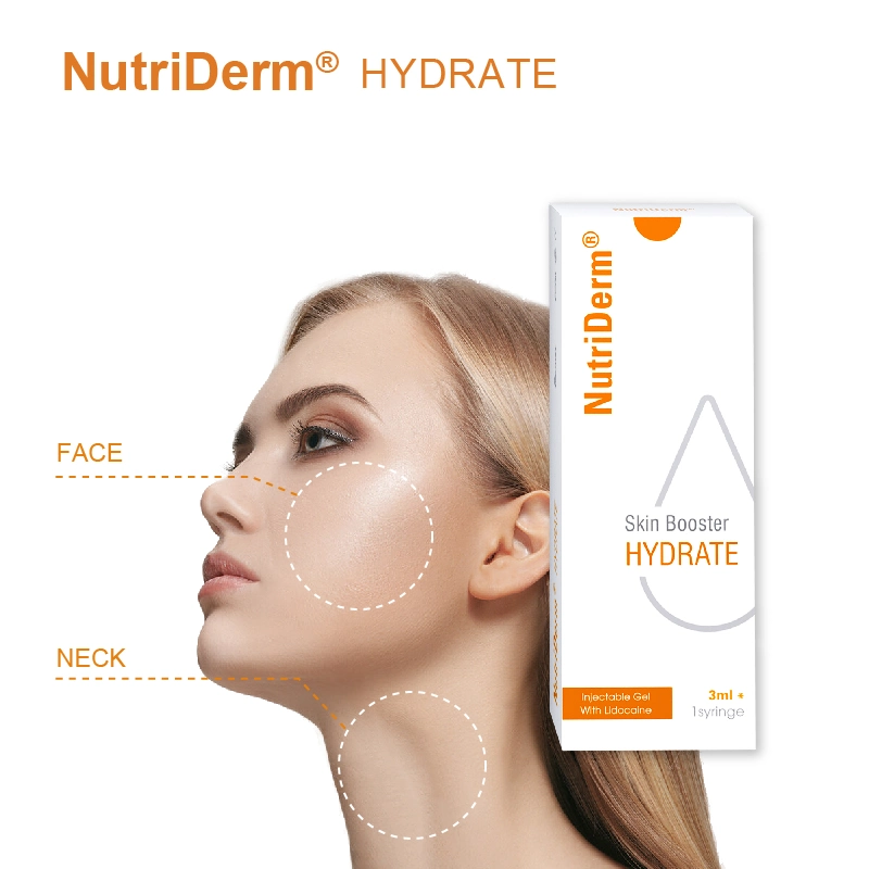 Nutriderm Korea Cuidados de la piel ácido Hialurónico Ampoule refuerzo de blanqueamiento de la piel Suero para mesoterapia