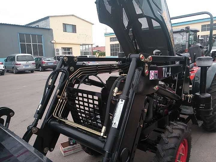 Agricultural Machinery 60HP 4X4 Agriculture Mini Tractor with Low Profile Used in Orchard, Garden, Vineyard