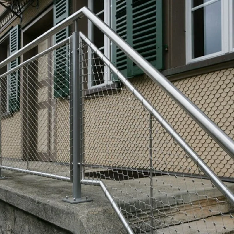 316L Stainless Steel Wire Rope Safety Net for Balcony Balustrade