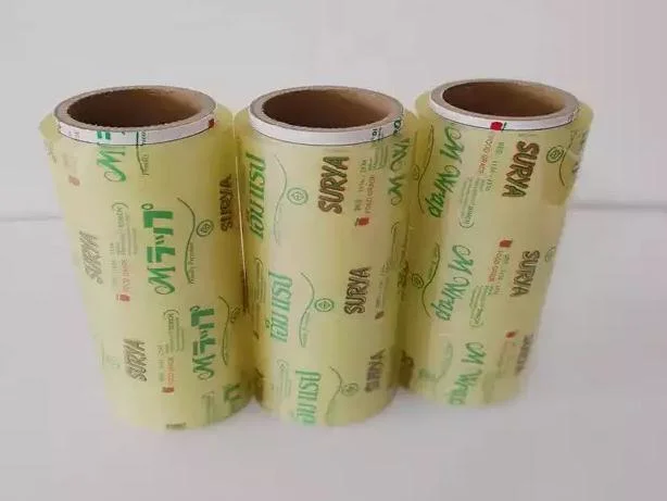 Green Packing Super Clear Wrap Film PVC Lamination Stretch Cling Shrink Roll PVC Films for Food Manufacturer