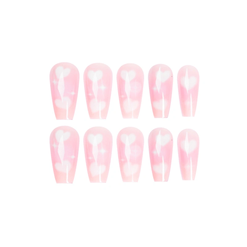 2023 Opaque UV Finish Short Pointed Medium Almond Shape Reusable Waterproof Press on Nails