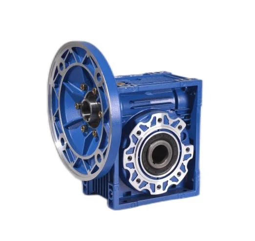 F1 Output Flange Worm-Gear Reducer with IEC Standard Motor Hot Sale Nmrv40 Reducer