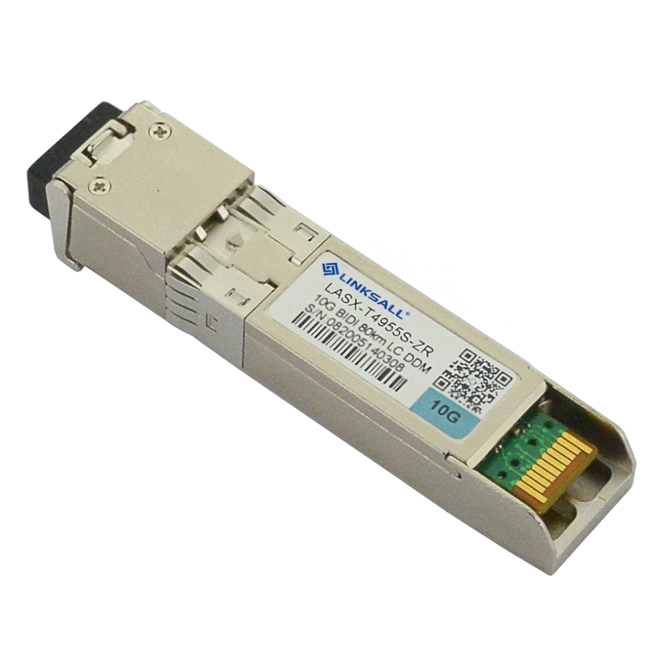 10gbase-Bx80-D Bidi SFP+ Port 1330nm-Tx/1270nm-Rx 80km Dom Transceiver Module