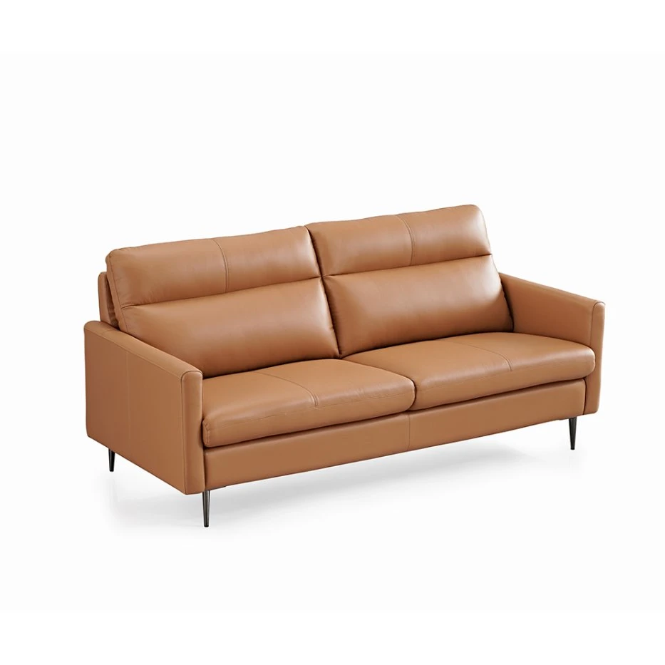 Hot Luxury Wood Genuine Leather Sofa Long Couch Suites Living Room Sofas