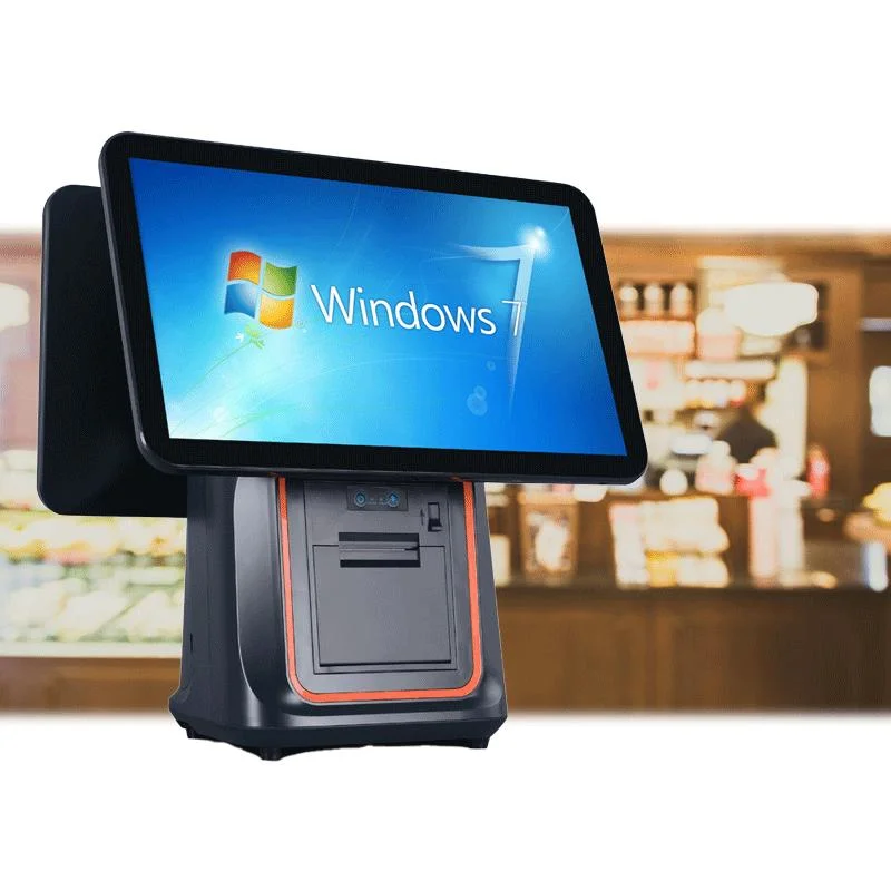 New Design 15'' Supermarket Touch Screen Cash Register POS System