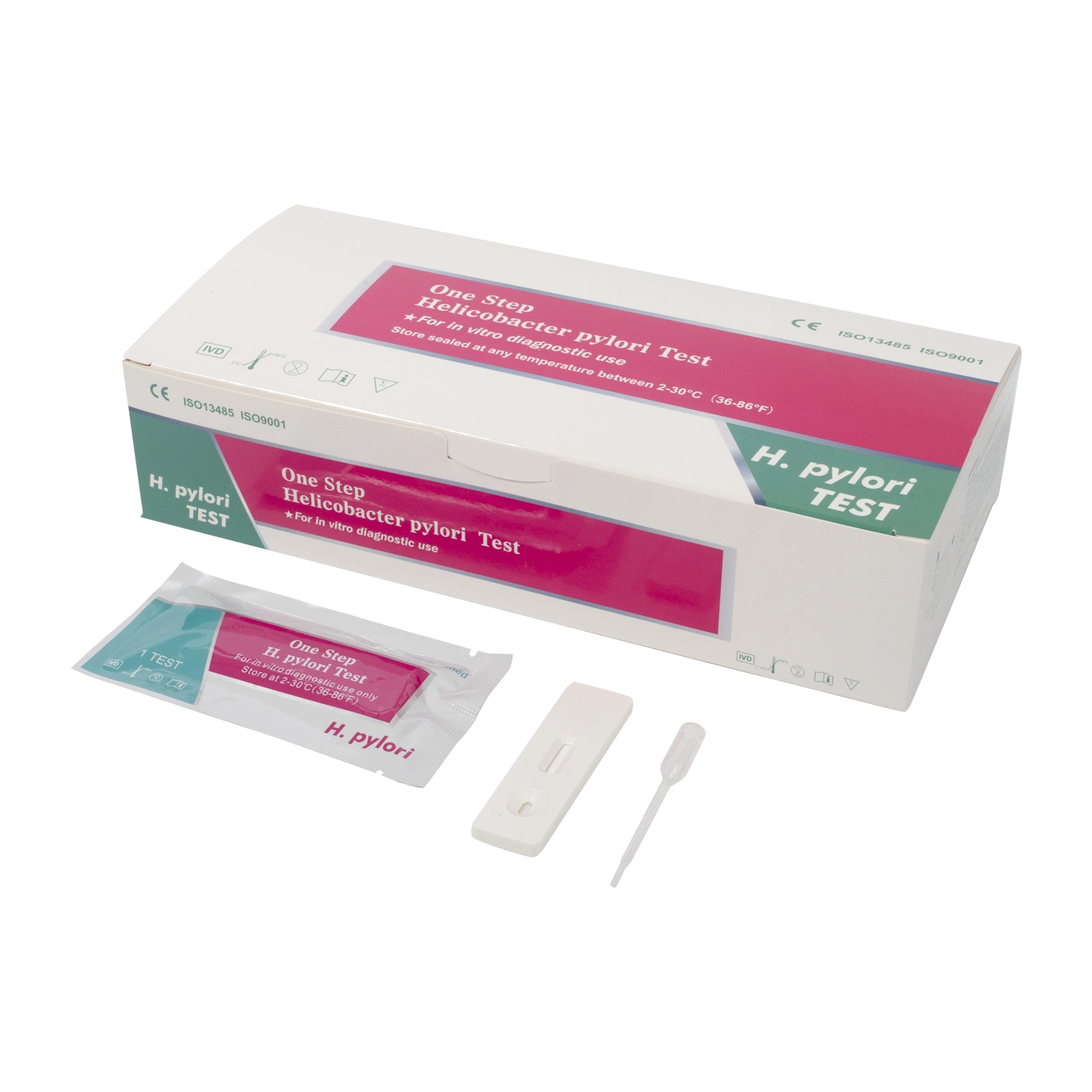 HP AG Ab Test Device H Pylori Test Strips