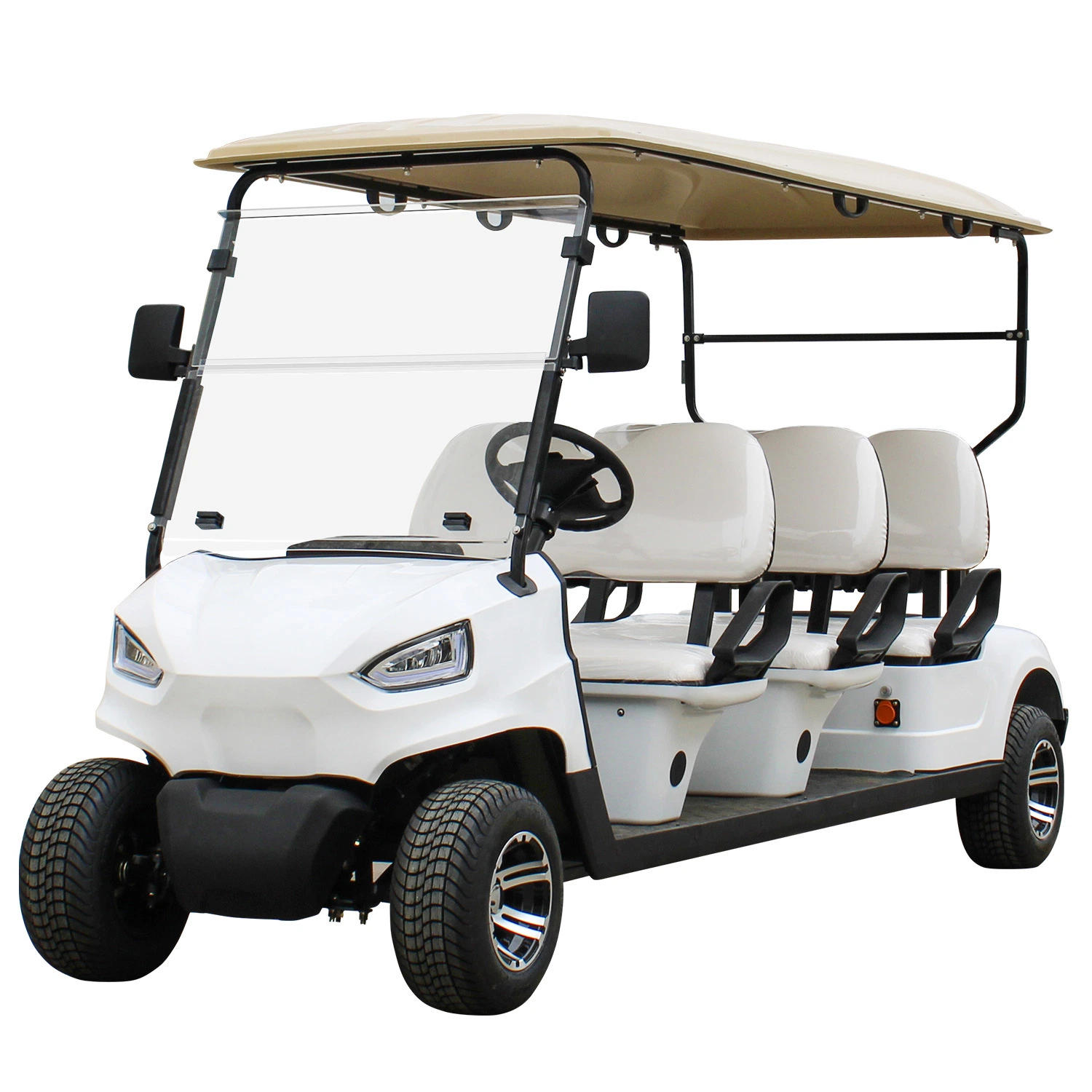 Golf Buggy 6 Passagier Electric Club Car Golf Cart Flughafen Elektrische Golfwagen