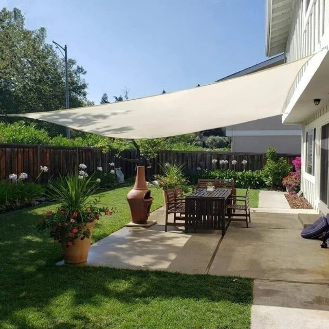 Shade Sail Sun Protection Against Rain and UV Rays Ci19258