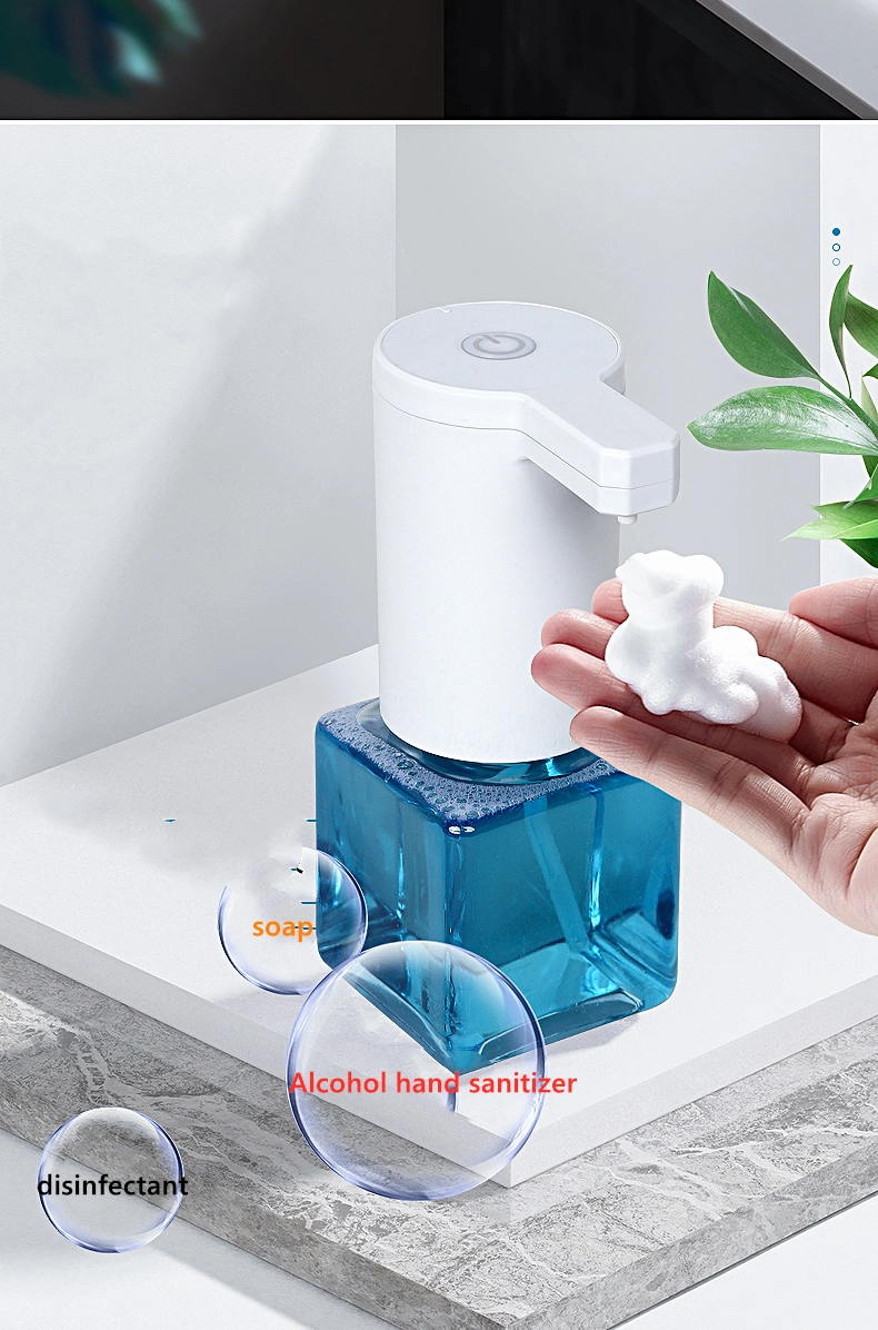 USB recargable Moda Diseño automático manos Sanitizer Dispenser Cocina Dispensador de jabón sin manos