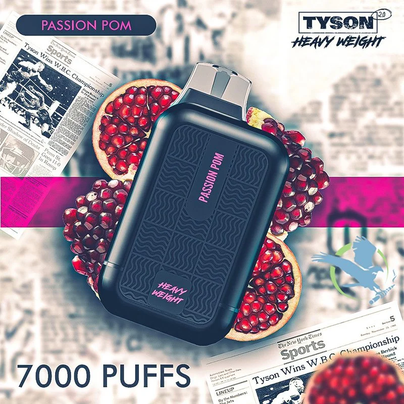 Tyson 2.0 Heavyweight 7000 Puffs Disposable/Chargeable Vape Pod Dry Herb Vaporizer