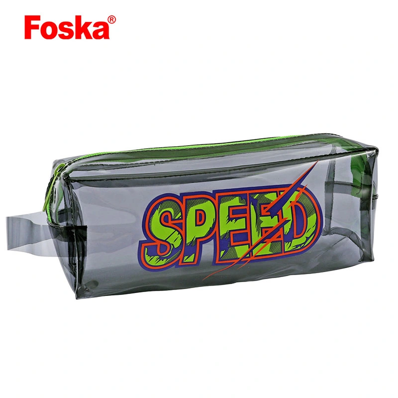 Foska Simple and Printing ПВХ Student Pencil Bag