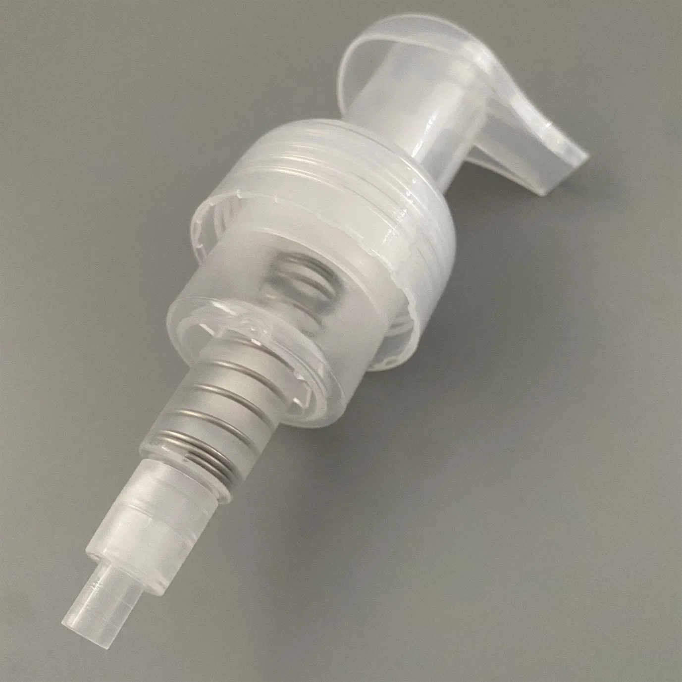 40mm Plastic Transparent Foam Pump for Body Cleaning Hand Cleaning Soap Pump for Foam with Left Right Locked