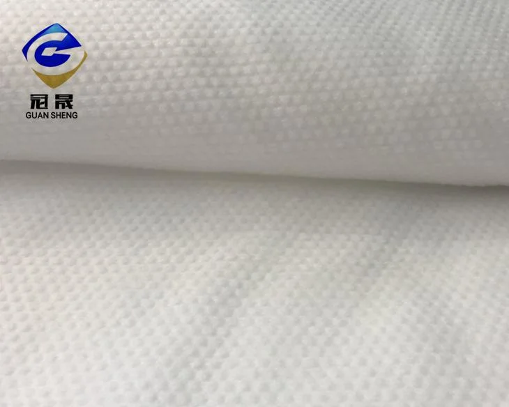 China Manufacture Best-Sell Disposable White Color Soft Bed Sheet 50% Polyester 50% Rayon Spunlace Non Woven Textile Fabric