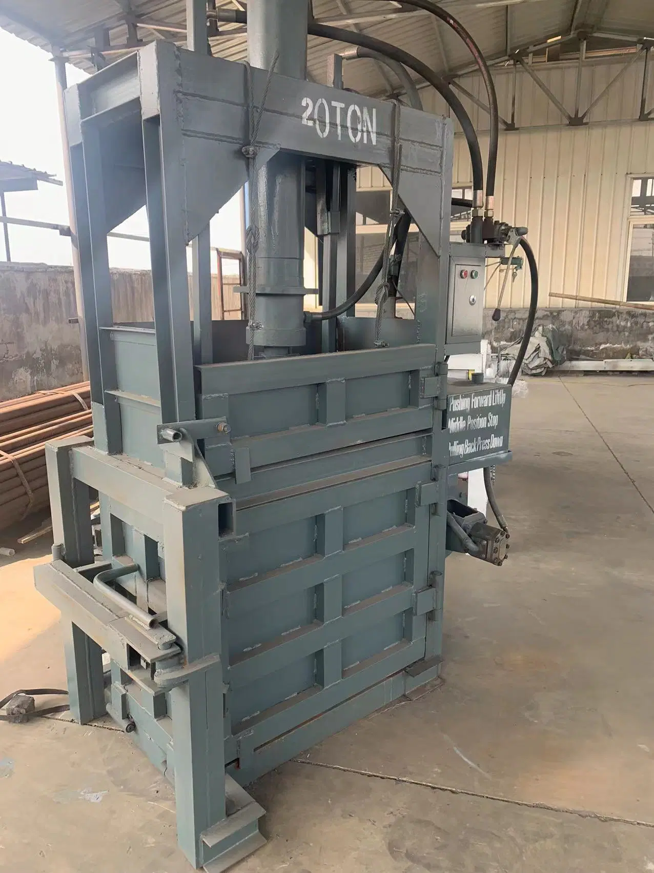 Packaging Machine Recycling Machine Vertical Hydraulic Cotton Bale Press Baler Machine