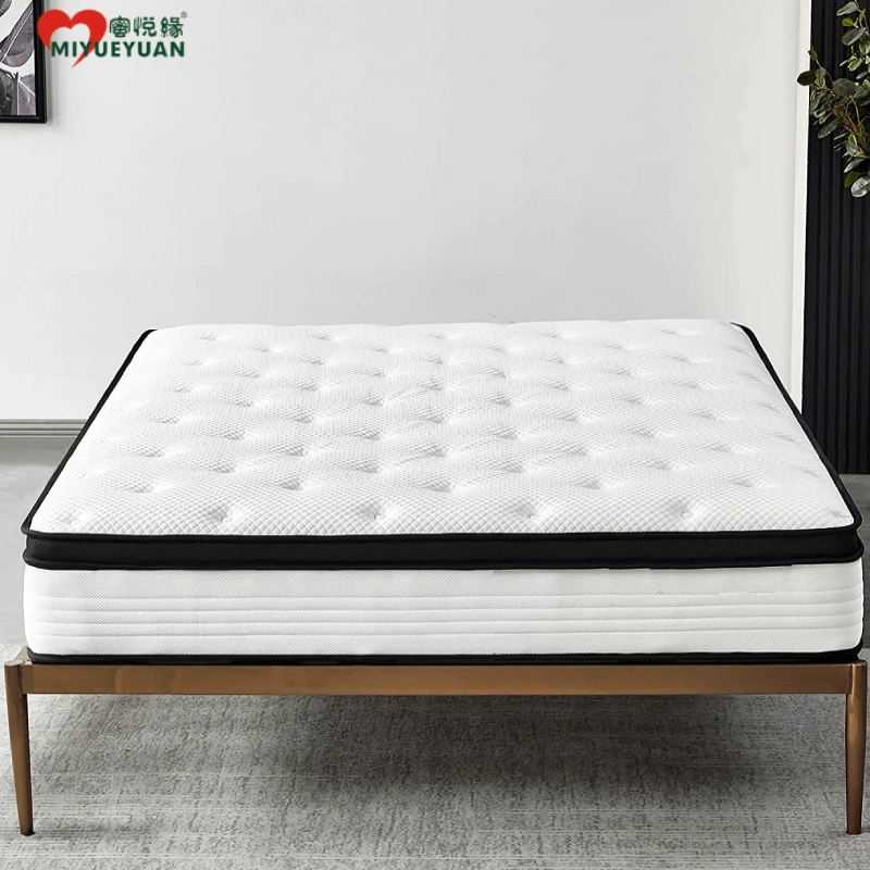 Made in China Hotel Bedroom Home Furniture Soft King Size Memory Foam Spring Bed Mattress