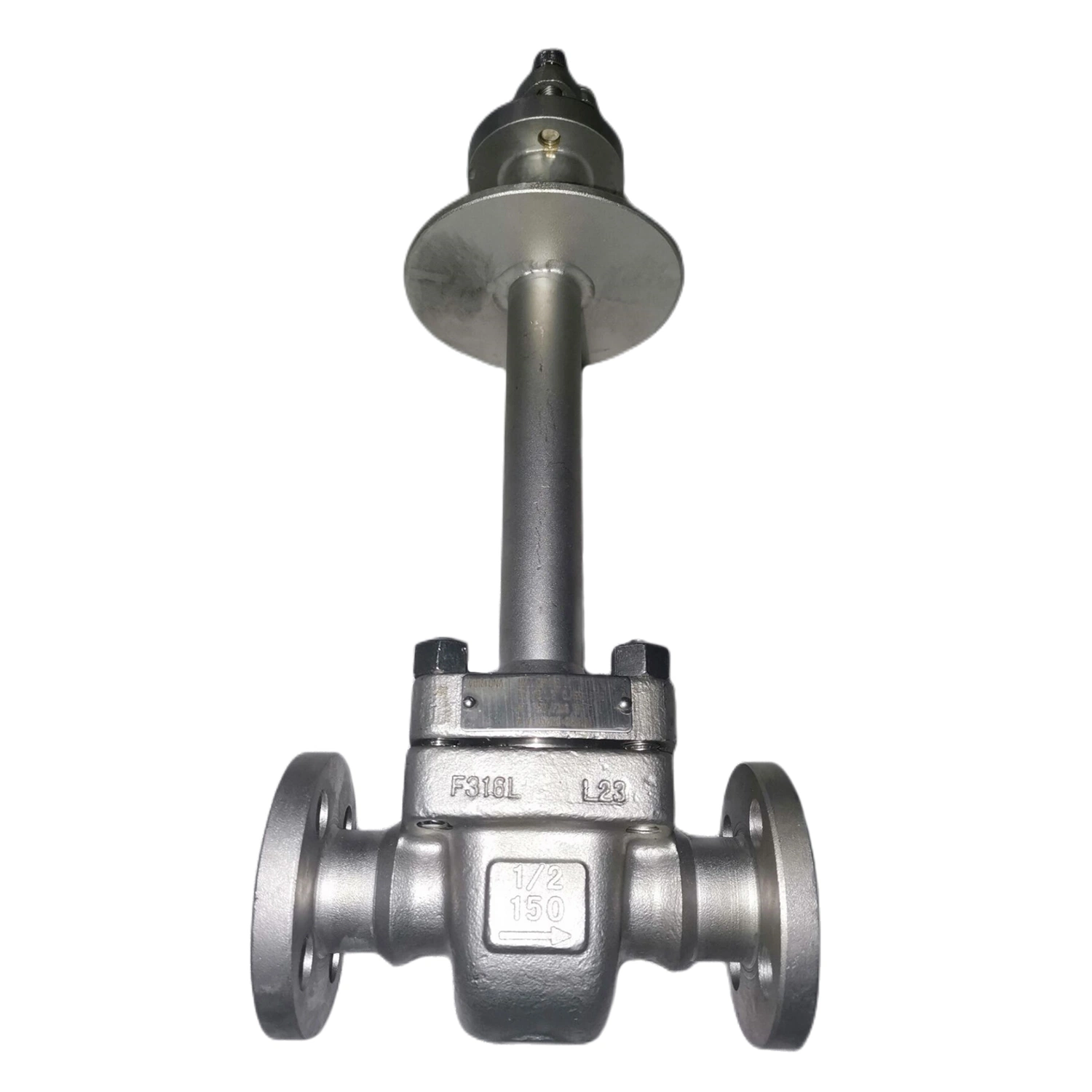 Cryogenic Stainles Steel CF3m CF8m Extended Bonnet Flexible Wedge Flange End Gate Valve