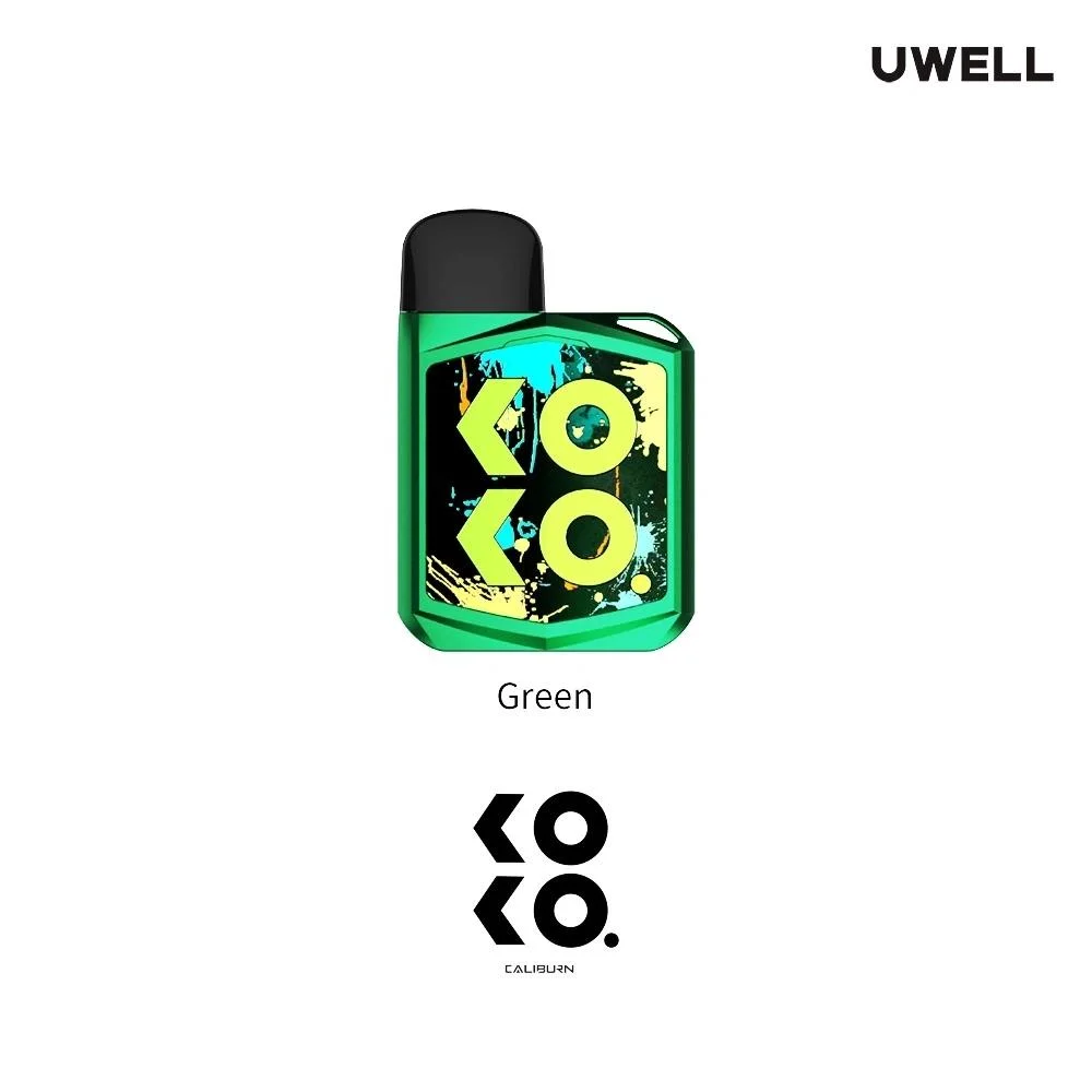 Комплект для дока Uwell Calibren Koko Prime Kit Оптовая подача воздуха в форме обезьяны E Комплект портативного электронного прикуривателя для зарядки аккумуляторов емкостью 690 мА/ч. Комплект Uwell Pod Kit