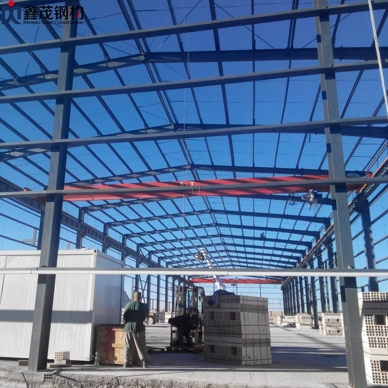 High quality/High cost performance Pre Engineered Prefabricated Modular Steel Frame Structure Prefab Metal Warehouse Building