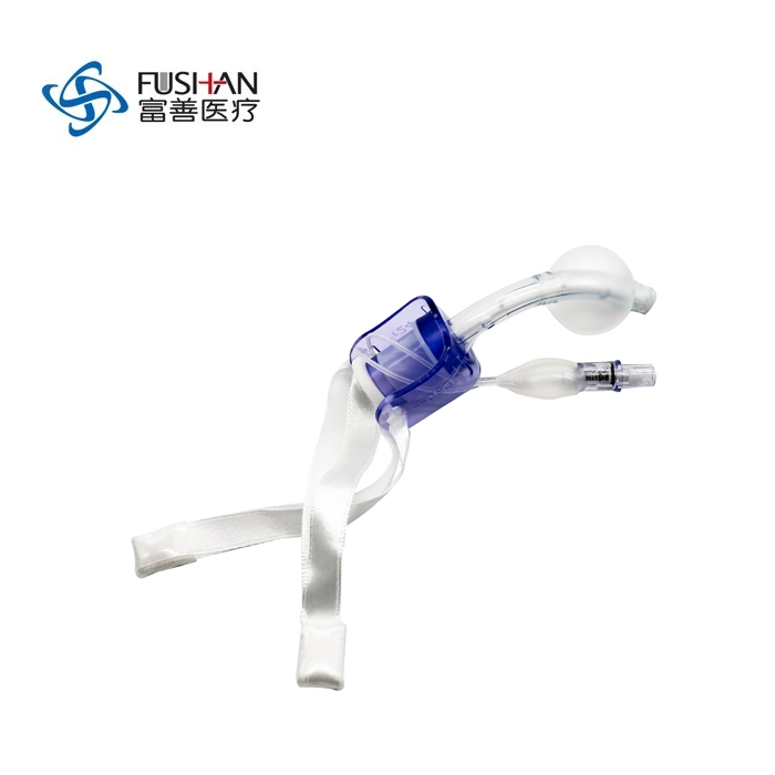 Medical Disposable PVC Tracheostomy (Trach) tubo Cuffed uncuffed Airway Management Tubos traqueales con cánula interior ID 6,0mm