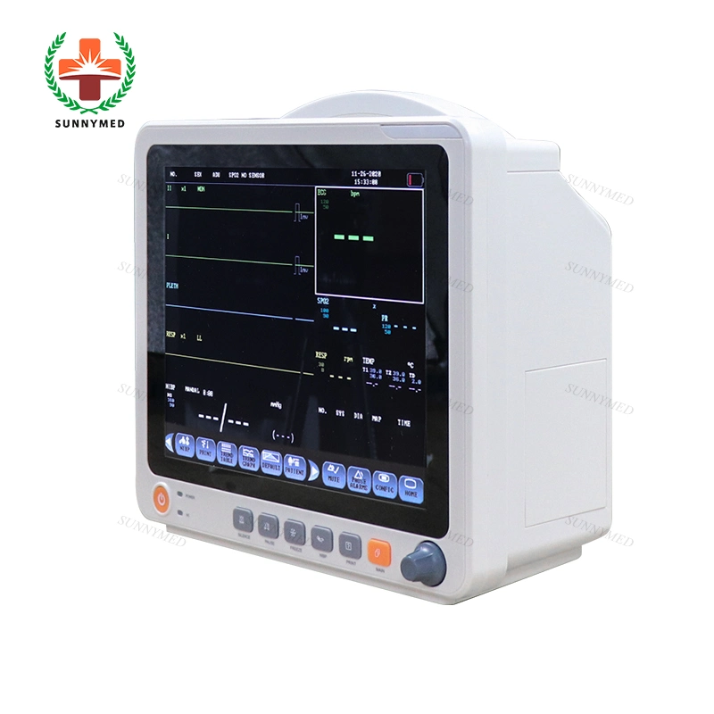 Sy-C005T Tela sensível ao toque ao lado de paciente de ECG do monitor de pressão arterial de oxigênio arterial Monitoring