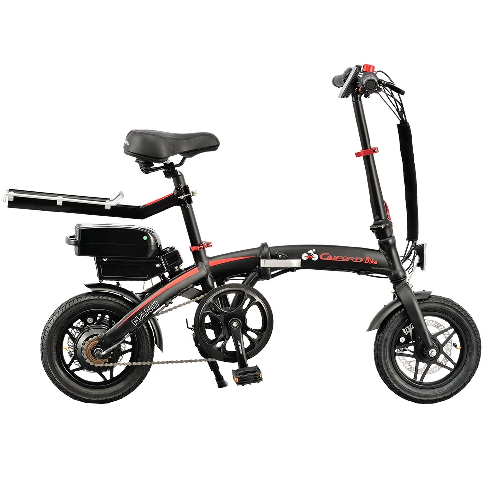China Factory Smart Electric Moped Sepeda Listrik /12inch Small Bike Electric Mini E-Bike/ Battery Folding Electric Bicycle with Comfort Seat