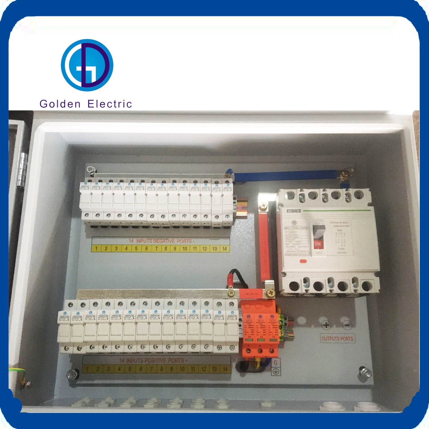 4/8/12/16 Intelligent PV Array Combiner Box with Monitoring Input Channel Solar Module Distribution Box with Anti Reverse Function