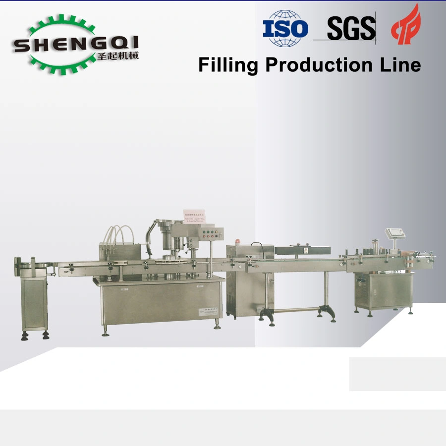 China Supplier 4 Head Sunflower Mustard Oil Pesticide Pneumatic Liquid Filling Machine with Diving Nozzle