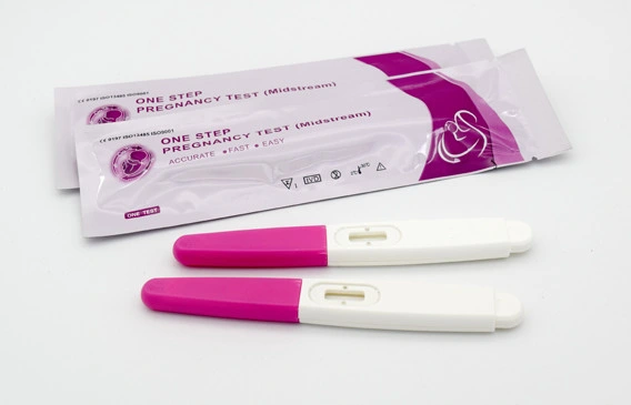 One Step Pregnancy Test Strip Cassette and Midstream (urine) / Pregnancy Rapid Test