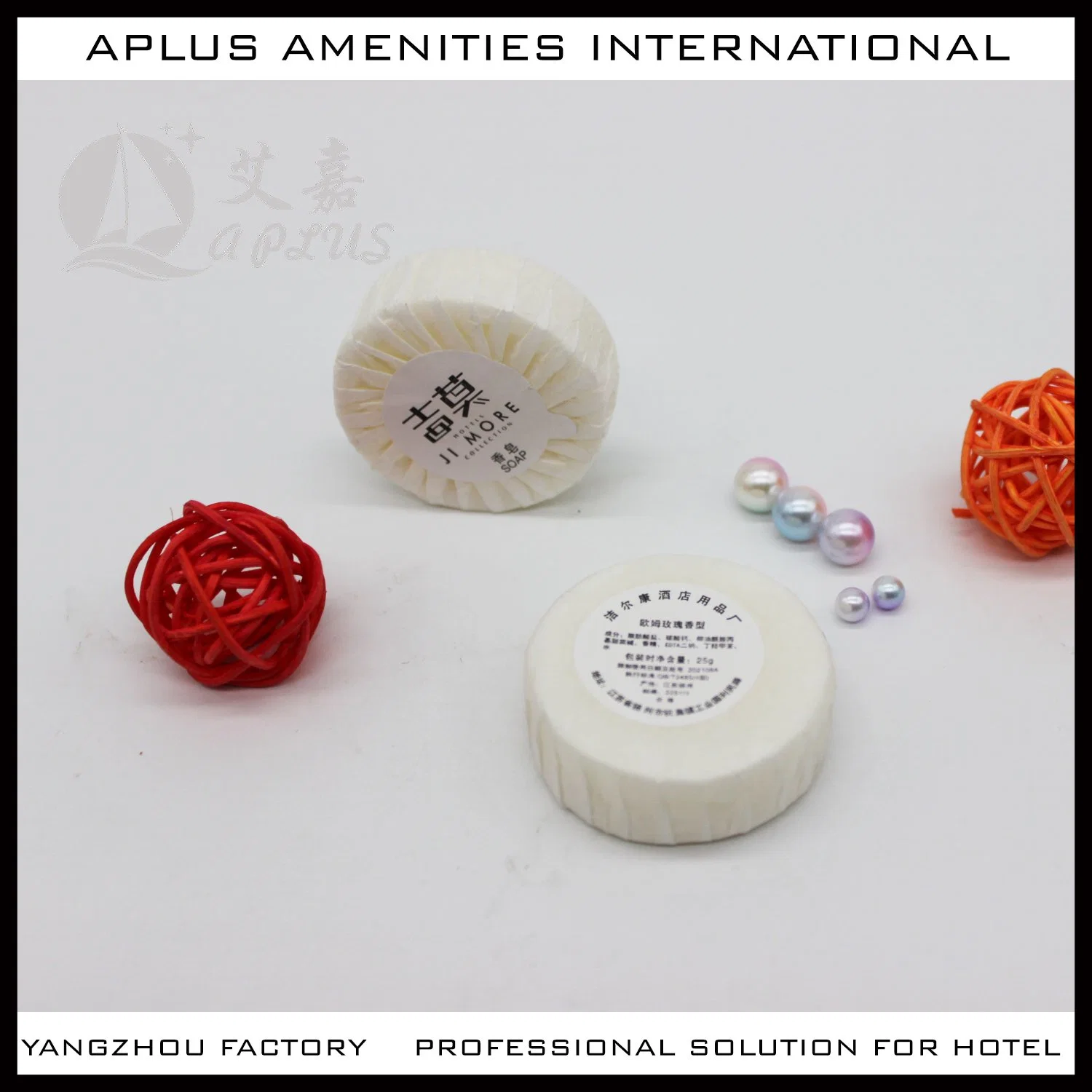 Disposable Bath Hotel Soap with Paper Wrap