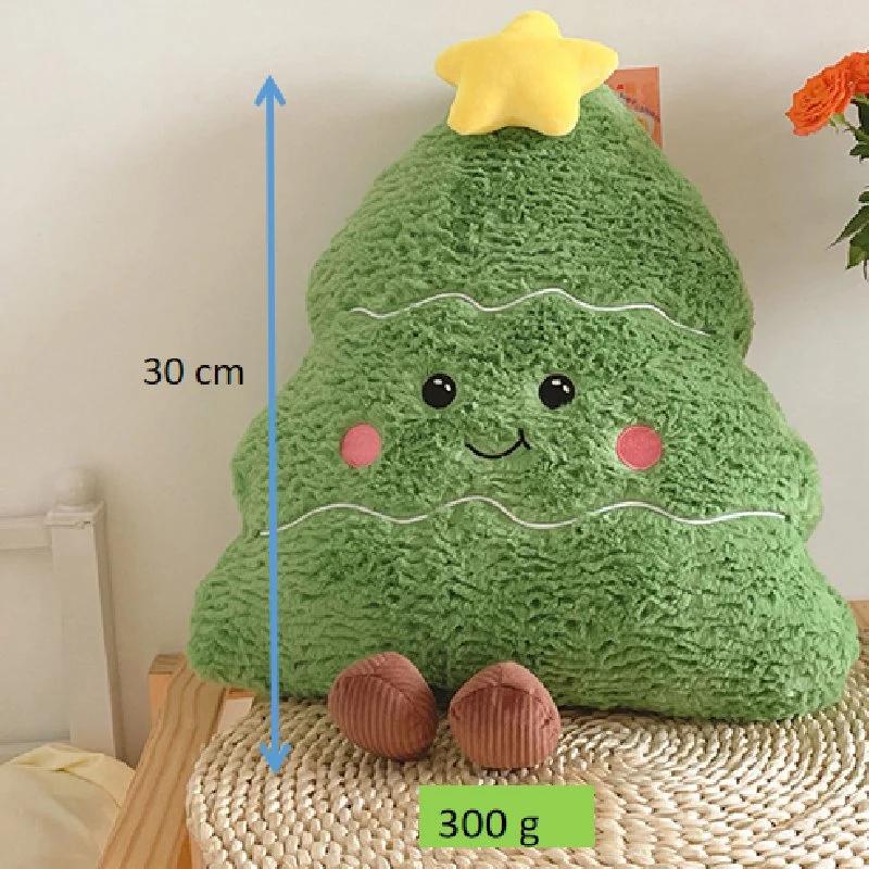 30 cm árbol de Navidad Plush Juguete decoración de Navidad