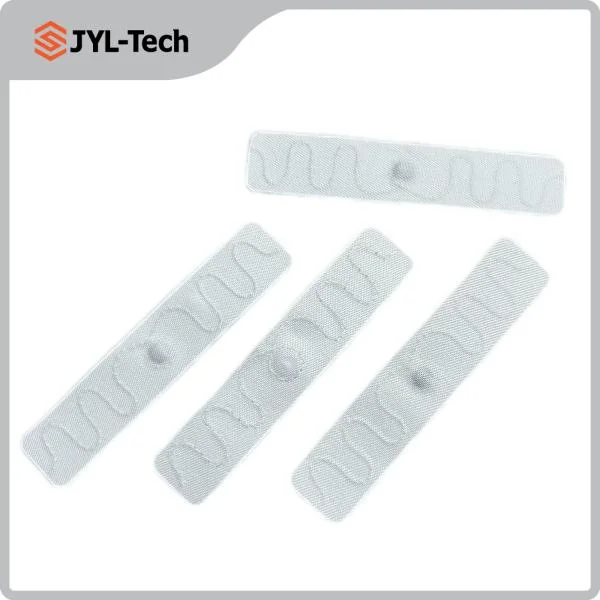 Slim Passive Rain Linen Microchip UHF Laundry Transponder Smart RFID Textile Tag