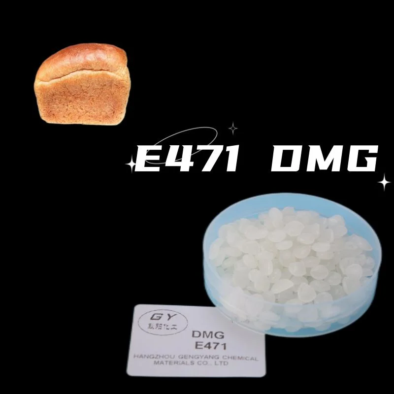 E471-destilliertes Monoglycerid (DMG) Emulgator für Lebensmittel, der Backwaren wie Brot, Kuchen, Desserts aufbaut