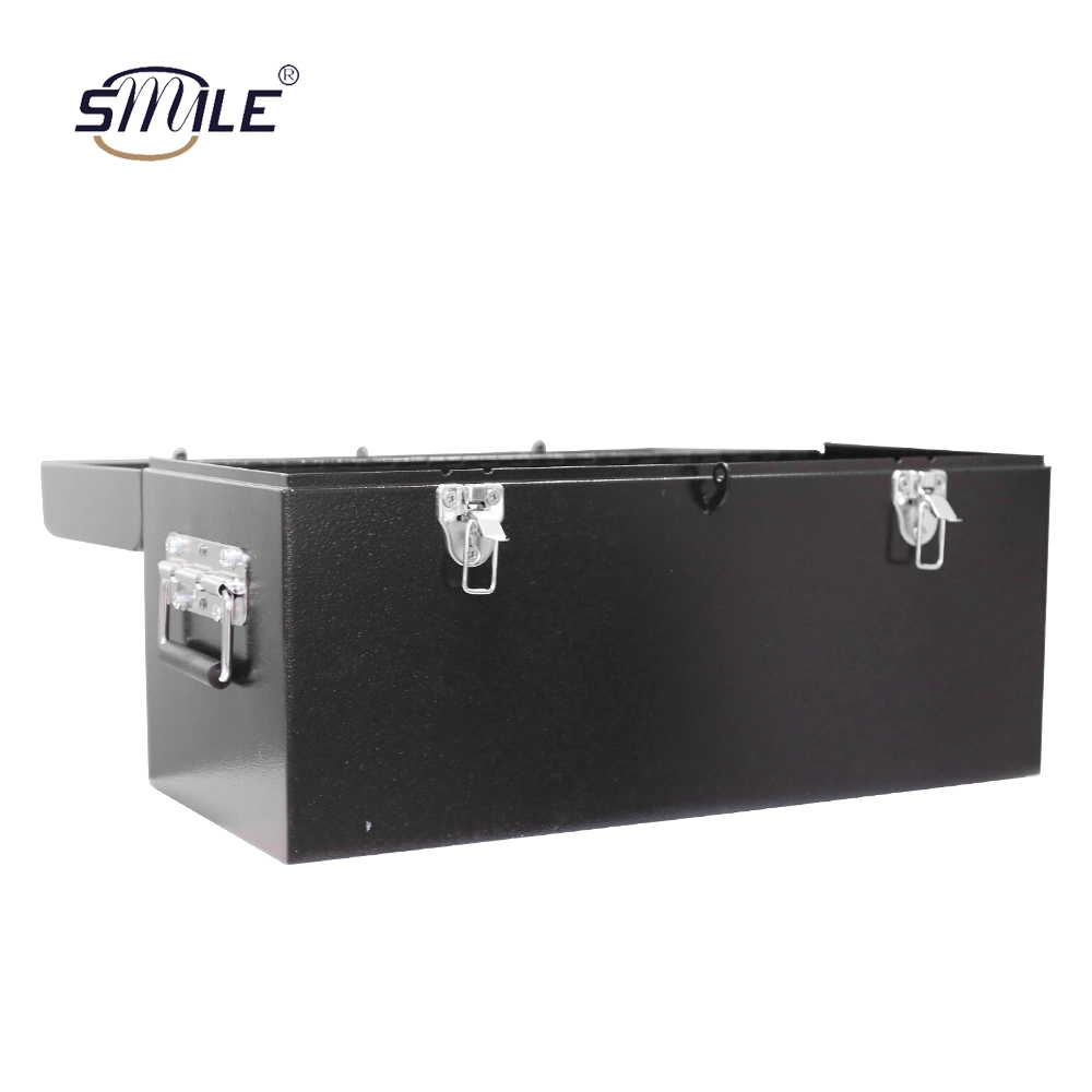 Smile Caja de herramientas mecánica portátil de acero con asa y cajón