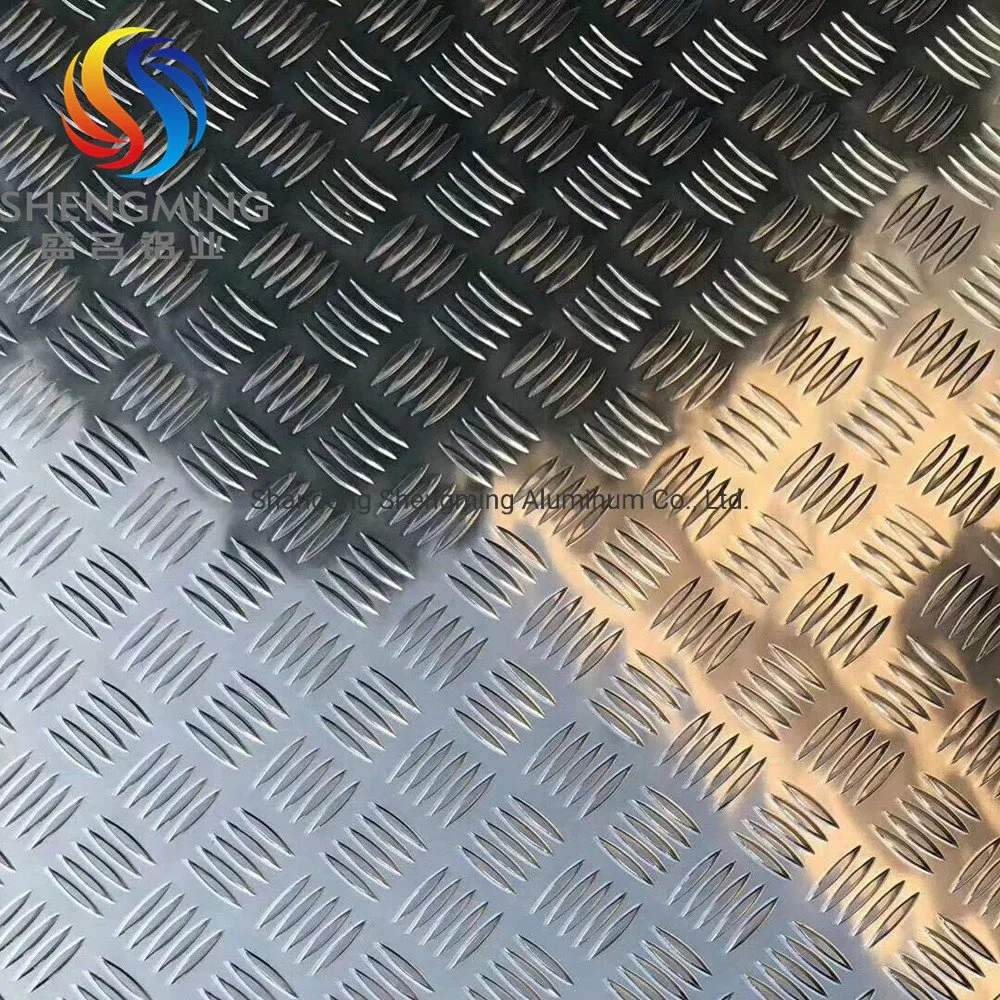 High quality/High cost performance 5052 5083 5086 Aluminum Chequered Plate Five Bar Sheet