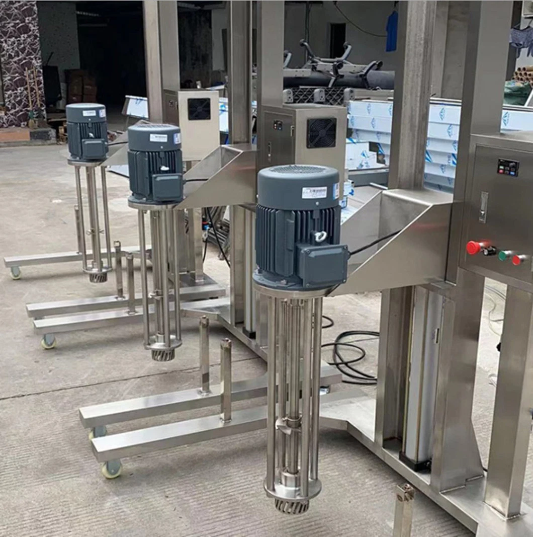 Pharmaceutical Pneumatic Lifting High Shear Innovative Homogenizer Mixer Equipment