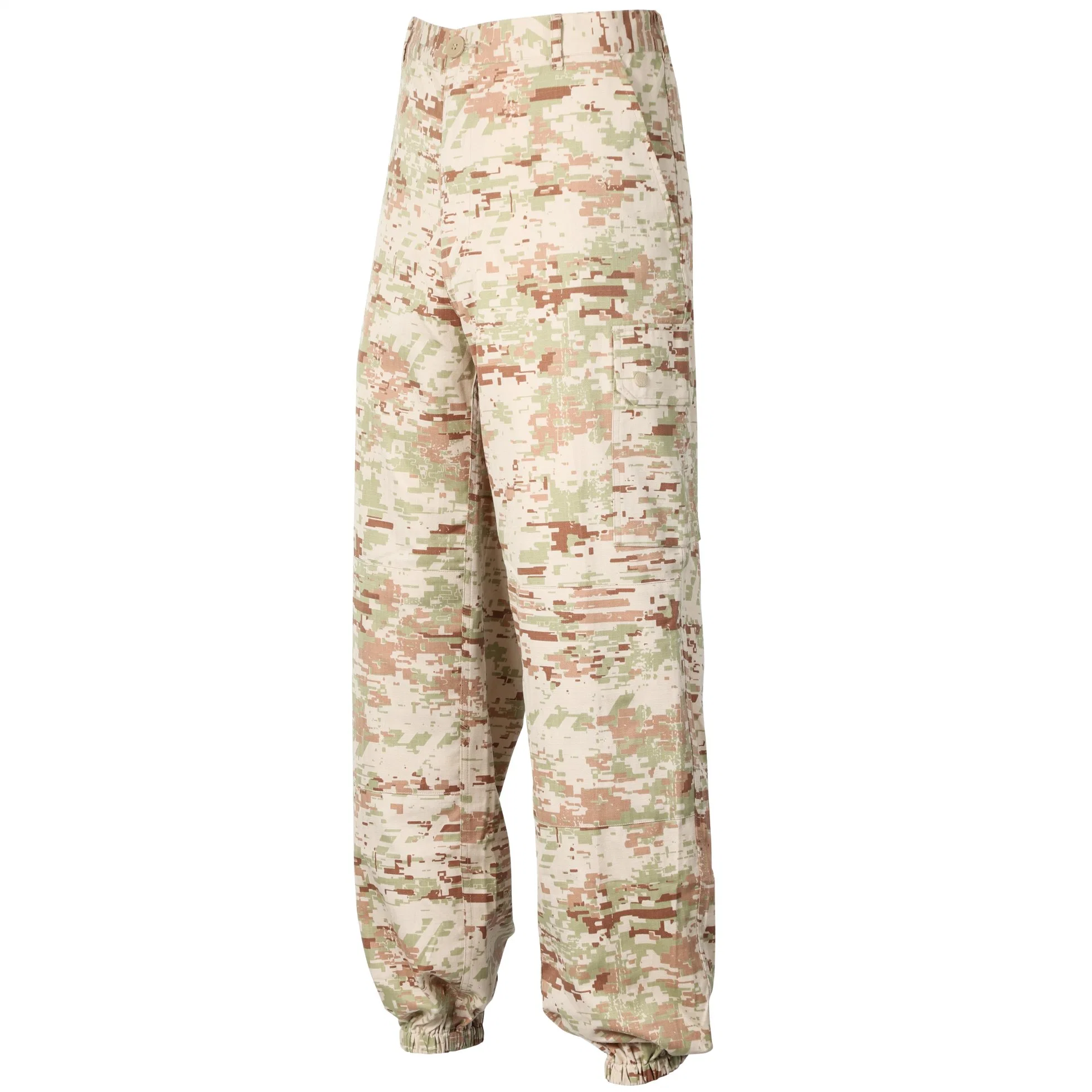 Mens Military Style Tactical Uniform Poly / Cotton Rip-Stop Bdu Cargo Pant