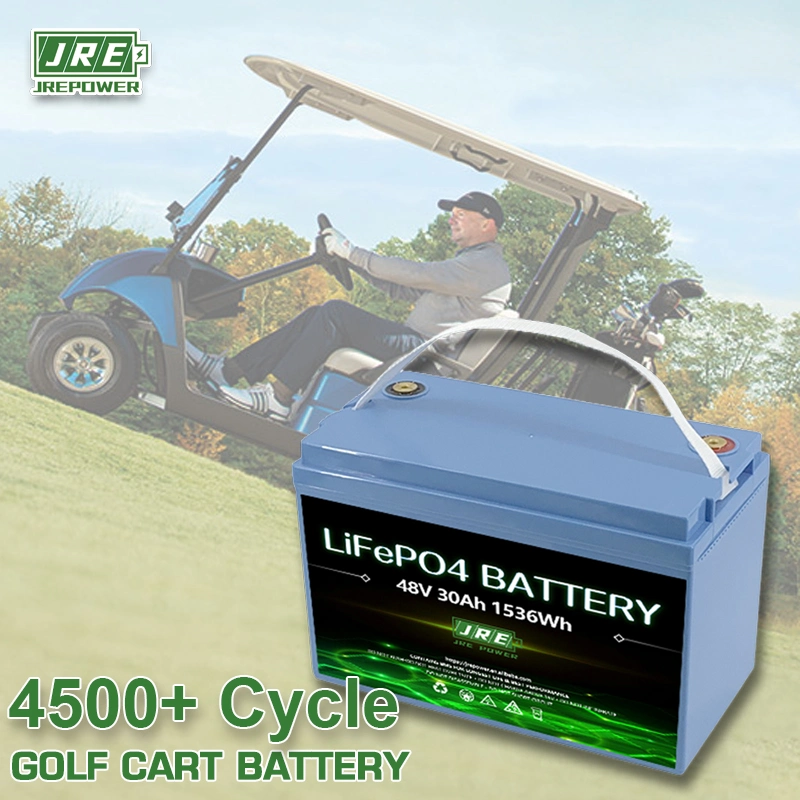 Batterie LiFePO4 12V 120Ah à basse température pour chariots de golf, système de stockage d'énergie solaire domestique, système d'énergie solaire.