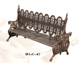 Factory Direct Offer Park Iron Cast Long Bench for Sale