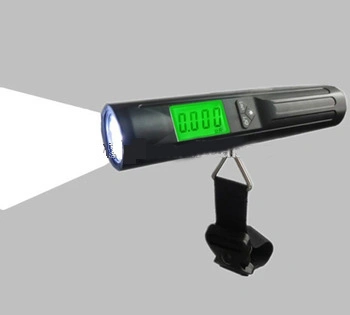 Portable Digital Weighing Scale Luggage Scale LED Torch