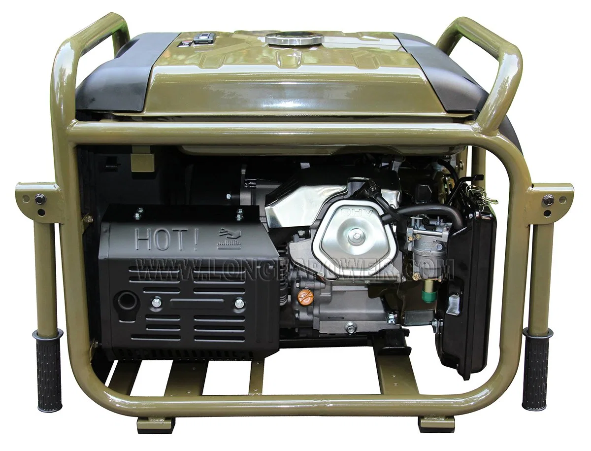 7.5kw 7.5 kVA 8 Kw 8.5kVA 8.5 Kw Kwt kVA 8500 W Watt Voltage Wave Form Thd<3% Alarm>130% Inverter Miltary Arrmy Rador Brushless AVR Portable Gasoline Generator